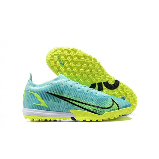 Nike Vapor 14 Academy TF LightGreen Black Yellow Low-top For Men Soccer Cleats 