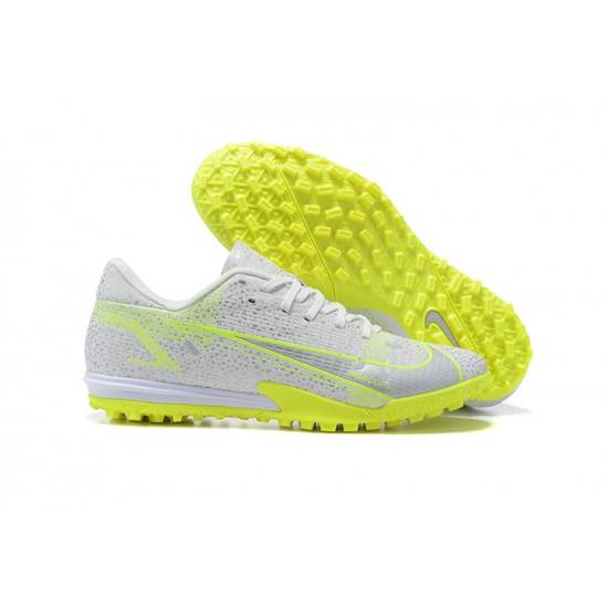 Nike Vapor 14 Academy TF White Yellow Low-top For Men Soccer Cleats