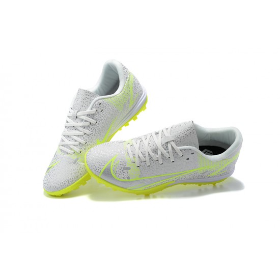 Nike Vapor 14 Academy TF White Yellow Low-top For Men Soccer Cleats