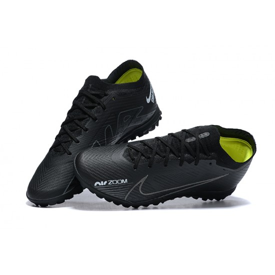 Nike Vapor 15 Academy TF Black For Men Low-top Soccer Cleats