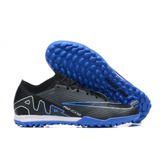 Nike Vapor 15 Academy TF Blue Black White For Men Low-top Soccer Cleats