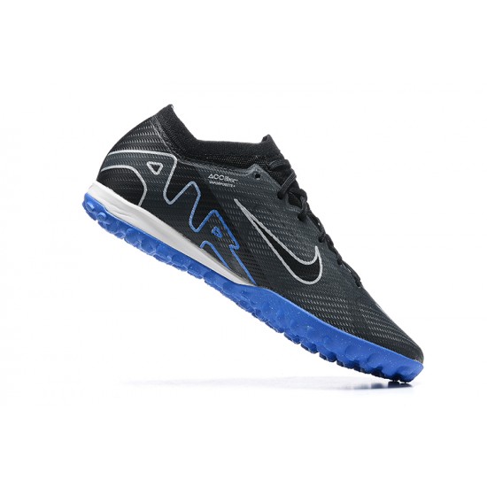 Nike Vapor 15 Academy TF Blue Black White For Men Low-top Soccer Cleats