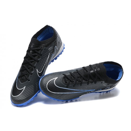 Nike Vapor 15 Academy TF Blue Black White For Men Low-top Soccer Cleats 