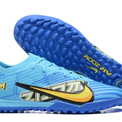 Nike Vapor 15 Academy TF Blue Black Yellow For Men Low-top Soccer Cleats 