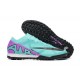 Nike Vapor 15 Academy TF LightGreen Purple Black For Men Low-top Soccer Cleats 