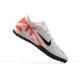 Nike Vapor 15 Academy TF White Black Orange For Men Low-top Soccer Cleats