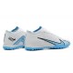 Nike Vapor 15 Academy TF White Blue Black For Men Low-top Soccer Cleats