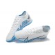 Nike Vapor 15 Academy TF White Blue Black For Men Low-top Soccer Cleats