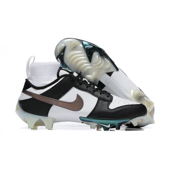 Nike Vapor Ede Dunk Panda DZ4890-001 White Black For Men Low-top Football Cleats