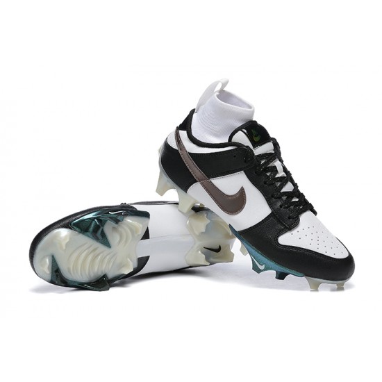 Nike Vapor Ede Dunk Panda DZ4890-001 White Black For Men Low-top Football Cleats