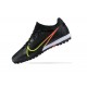 Nike Zoom Vapor 14 Pro TF Black Yellow Red White Low-top For Men Soccer Cleats 