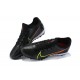 Nike Zoom Vapor 14 Pro TF Black Yellow Red White Low-top For Men Soccer Cleats 