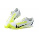 Nike Zoom Vapor 14 Pro TF White LightYellow Black Low-top For Men Soccer Cleats