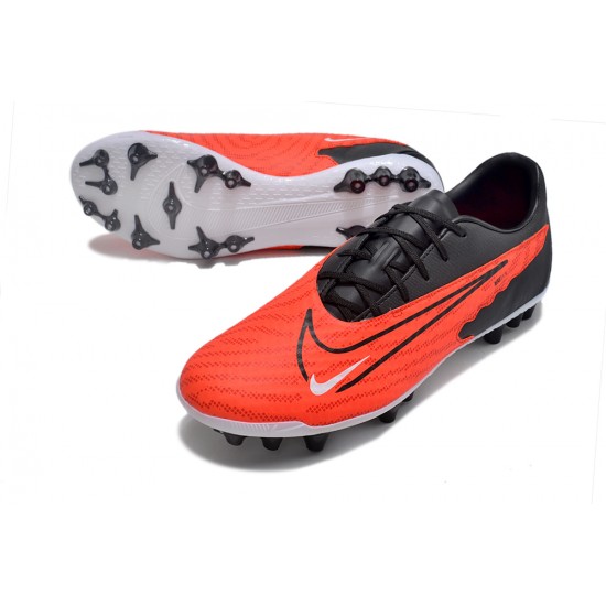 Nike Phantom GX Academy AG Black Red Low-top Footballboots For Men