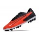 Nike Phantom GX Academy AG Black Red Low-top Footballboots For Men