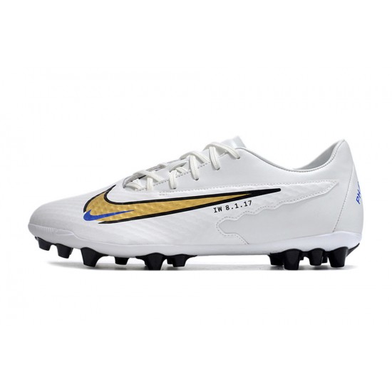 Nike Phantom GX Academy AG Black White Low-top Footballboots For Men