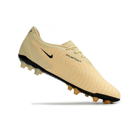 Nike Phantom GX Academy AG Khaki Orange Black Low-top Footballboots For Men