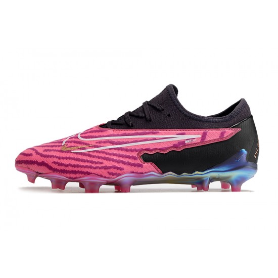 Nike Phantom GX Academy FG Black Pink Low-top Footballboots For Men