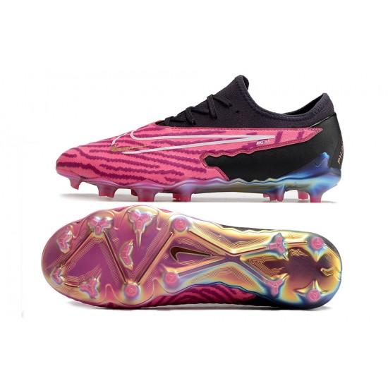 Nike Phantom GX Academy FG Black Pink Low-top Footballboots For Men