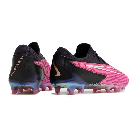 Nike Phantom GX Academy FG Black Pink Low-top Footballboots For Men