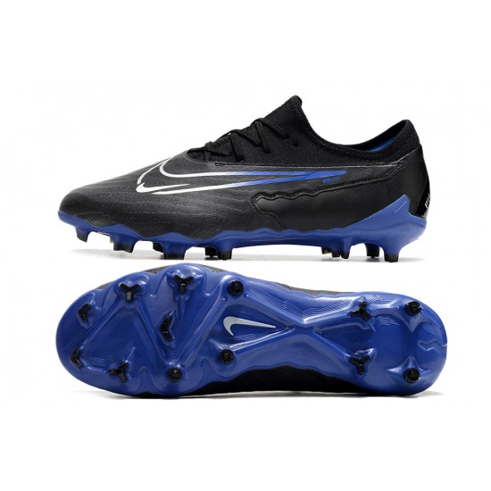 Nike Phantom GX Academy FG Blue Black Low-top Footballboots For Men