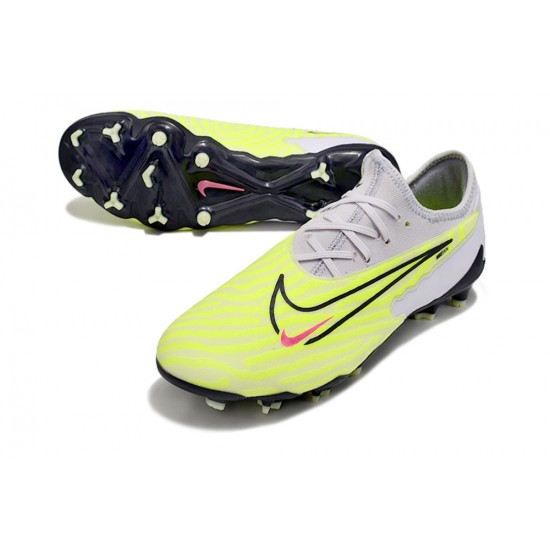 Nike Phantom GX Academy FG Green LightPurple Low-top Footballboots For Men