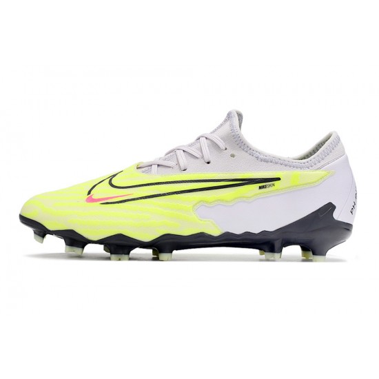 Nike Phantom GX Academy FG Green LightPurple Low-top Footballboots For Men