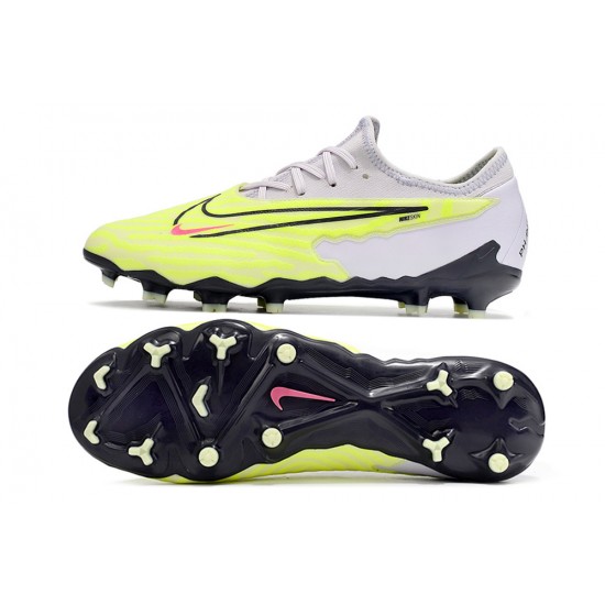 Nike Phantom GX Academy FG Green LightPurple Low-top Footballboots For Men