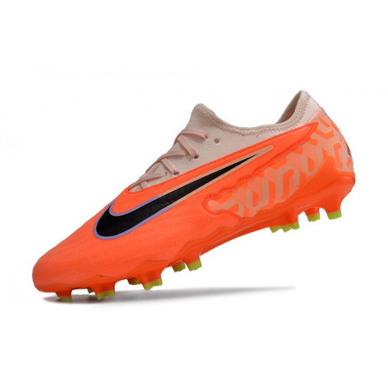 Nike Phantom GX Academy FG Pink Orange Black Low-top Footballboots For Men