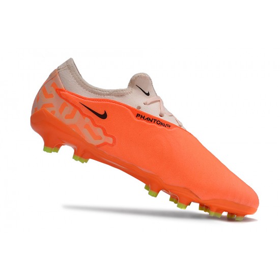 Nike Phantom GX Academy FG Pink Orange Black Low-top Footballboots For Men