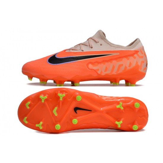 Nike Phantom GX Academy FG Pink Orange Black Low-top Footballboots For Men