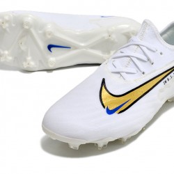 Nike Phantom GX Academy FG White Gold Low-top Footballboots For Men 