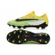 Nike Phantom GX Academy FG Yellow Green Black Low-top Footballboots For Men