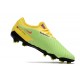 Nike Phantom GX Academy FG Yellow Green Black Low-top Footballboots For Men