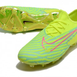 Nike Phantom GX Academy FG Yellow Green Pink Low-top Footballboots For Men 