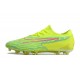 Nike Phantom GX Academy FG Yellow Green Pink Low-top Footballboots For Men