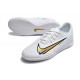 Nike Phantom GX Academy IC White Gold Black Low-top Footballboots For Men