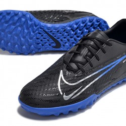 Nike Phantom GX Academy TF Black Blue White Low-top Footballboots For Men 