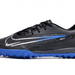 Nike Phantom GX Academy TF Black Blue White Low-top Footballboots For Men 