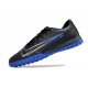 Nike Phantom GX Academy TF Black Blue White Low-top Footballboots For Men