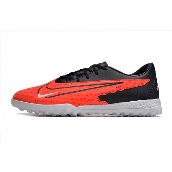 Nike Phantom GX Academy TF White Black Orange Low-top Footballboots For Men