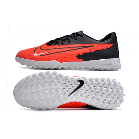 Nike Phantom GX Academy TF White Black Orange Low-top Footballboots For Men