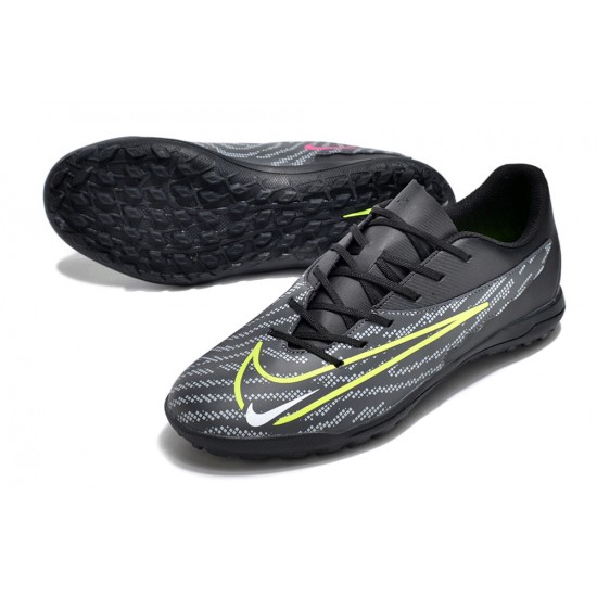 Nike Phantom GX Club TF Black Gray Pink Yellow Footballboots For Men