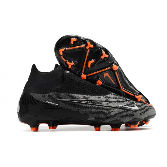 Nike Phantom GX Elite DF FG Black Orange Footballboots For Men