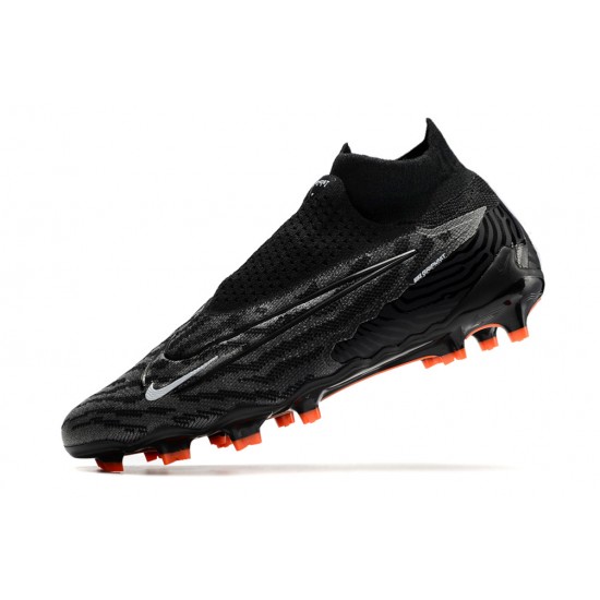 Nike Phantom GX Elite DF FG Black Orange Footballboots For Men