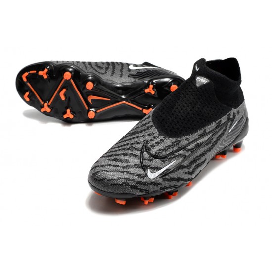 Nike Phantom GX Elite DF FG Black Orange Footballboots For Men