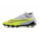 Nike Phantom GX Elite DF Link FG Black LightPurple Yellow Red High-top Footballboots For Men