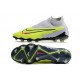 Nike Phantom GX Elite DF Link FG Black LightPurple Yellow Red High-top Footballboots For Men