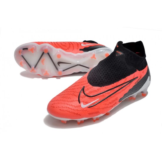 Nike Phantom GX Elite DF Link FG Black Orange High-top Footballboots For Men