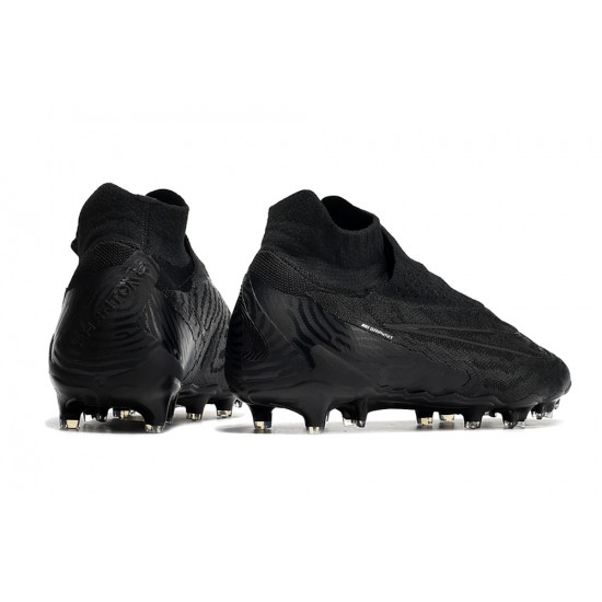 Nike Phantom GX Elite DF Link FG Black White High-top Footballboots For Men